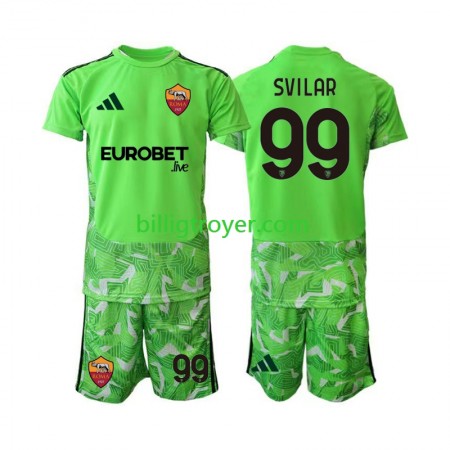 Billige Fotballdrakter AS Roma Mile Svilar 99 Keeper Barn Hjemmedraktsett 2026/27 Kortermet Billige Fotballdrakter AS Roma Mile Svilar 99 Keeper Barn Hjemmedraktsett 2026/27 Kortermet